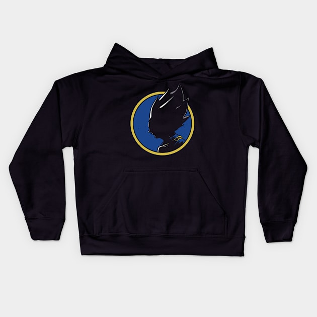 Proud Warrior Kids Hoodie by worldcollider